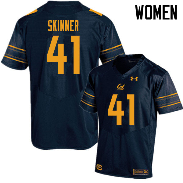 Women #41 Ben Skinner Cal Bears UA College Football Jerseys Sale-Navy